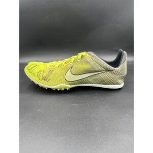 Signed Alan Webb Nike Bowerman Series Track Spikes Size 8.5 Yellow Olympian NM+